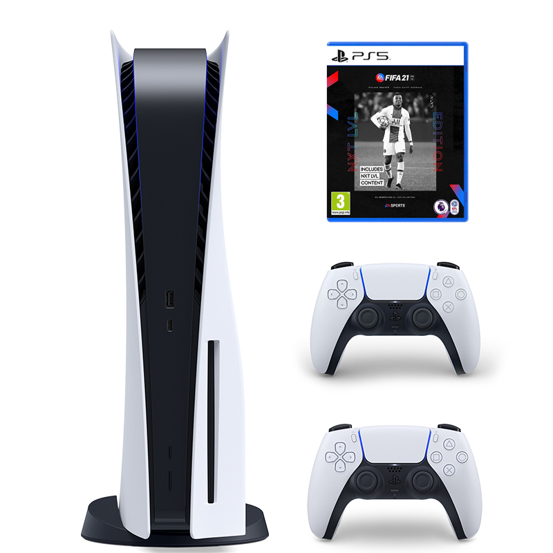 باندل بازی سونی مدل پلی استیشن (Playstation 5 (1000 Drive + دیسک بازی فیفا 2021 مخصوص PS5  - Thumbnail 4
