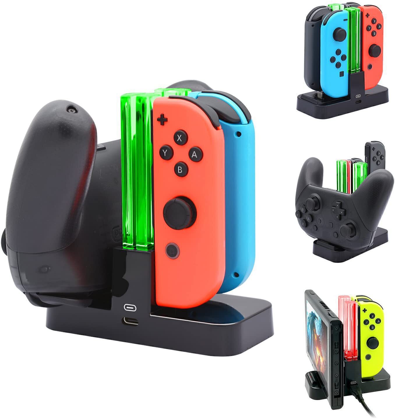 پایه شارژ دسته نینتندو سوئیچ دابی مدل Joy-Con - Thumbnail 7