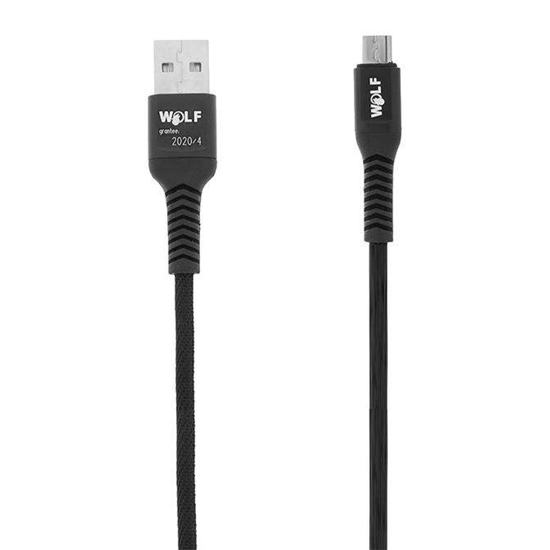 کابل تبدیل USB به microUSB ولف مدل Ds2.4 طول 1 متر