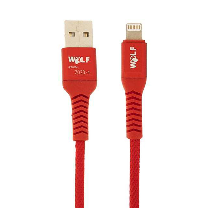 کابل تبدیل USB به لایتنینگ ولف مدل Ds2.4 طول 1 متر - Thumbnail 3