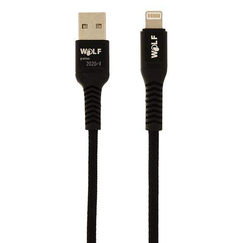 کابل تبدیل USB به لایتنینگ ولف مدل Ds2.4 طول 1 متر