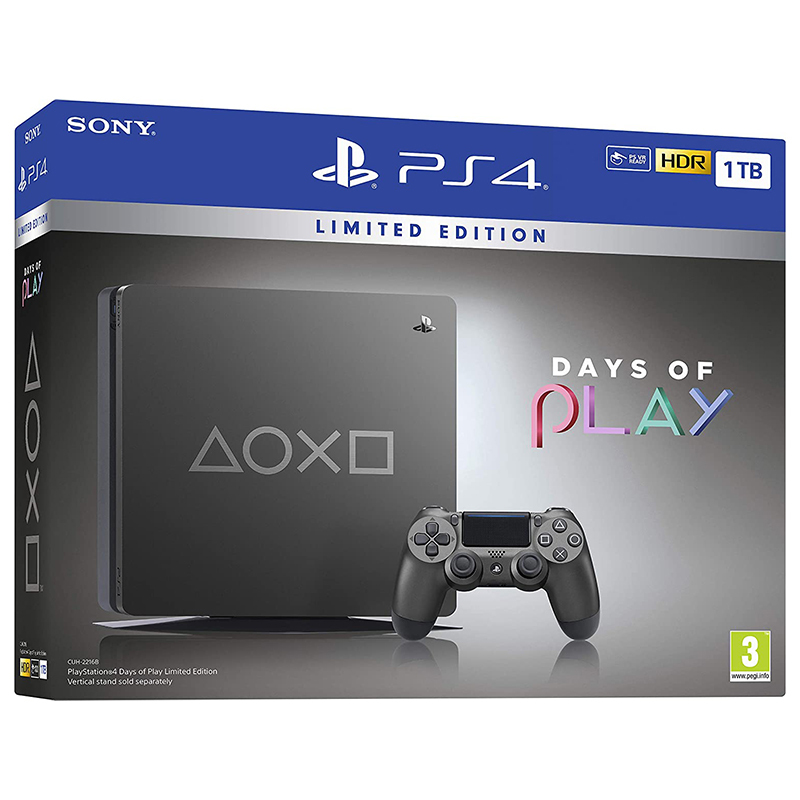 کنسول بازی سونی مدل پلی استیشن 4 اسلیم کد CUH-2216B ظرفيت 1 ترابايت Days Of Play Limited Edition - Thumbnail 2