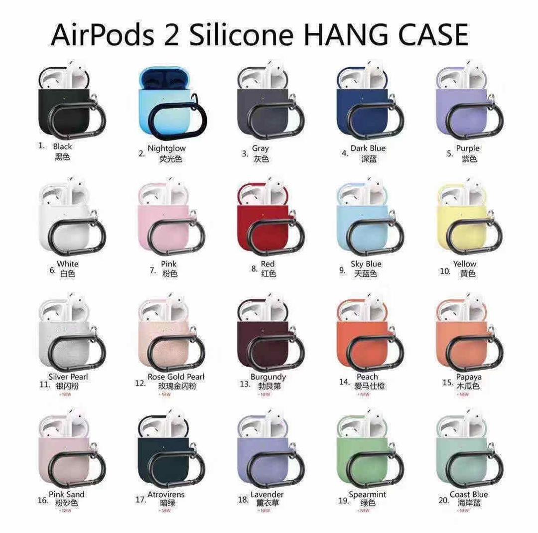 کاور محافظ سیلیکونی مناسب برای کیس هدفون اپل AirPods نسل 1 و 2 - Thumbnail 1