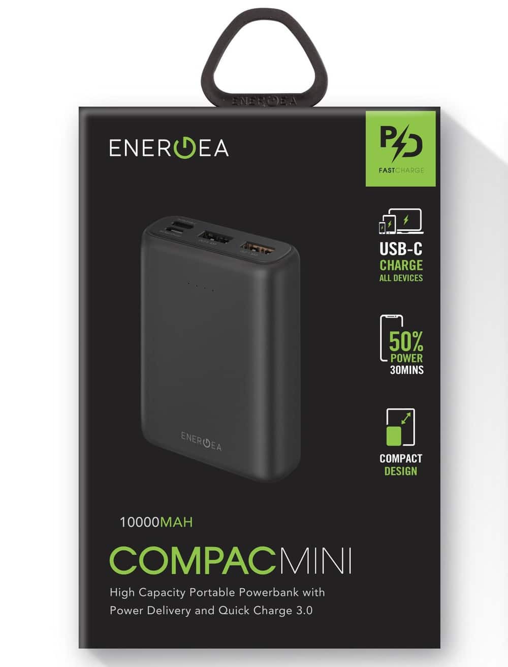 شارژر همراه انرجیا مدل Compac Mini ظرفیت 10000 میلی آمپر ساعت - Thumbnail 1