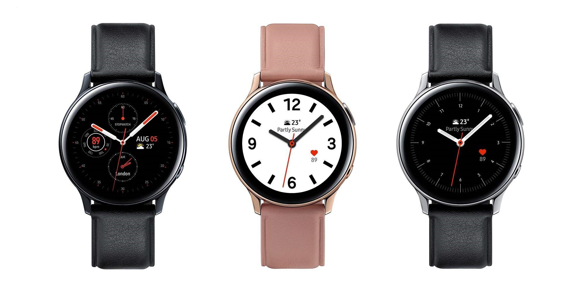 ساعت هوشمند سامسونگ مدل Galaxy Watch Active2 40mm بند چرم - Thumbnail 2