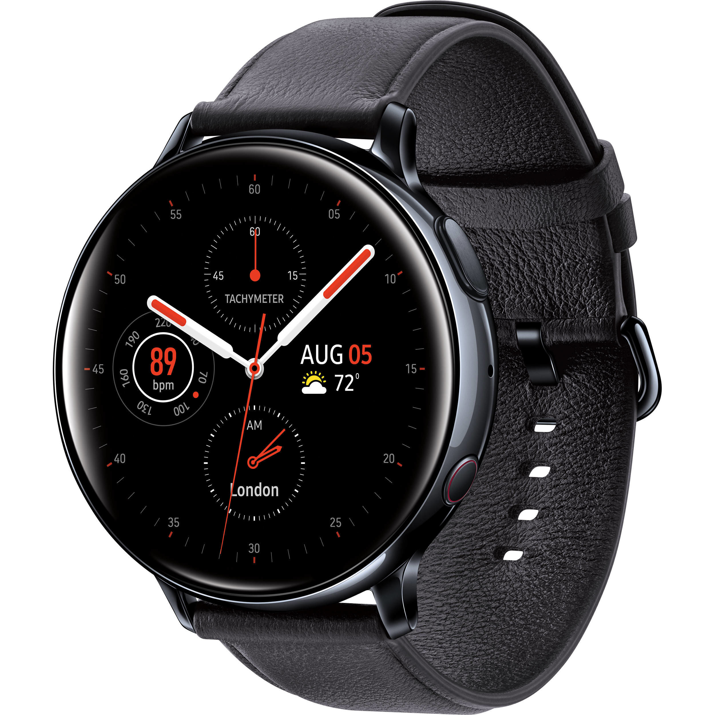 ساعت هوشمند سامسونگ مدل Galaxy Watch Active2 40mm بند چرم - Thumbnail 3