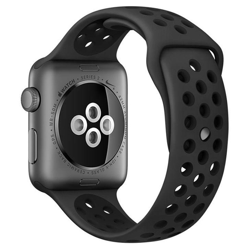 ساعت هوشمند اپل واچ سری 3 مدل Nike Plus 38mm Space Gray Aluminum Case with Anthracite-Black Nike Sport Band - Thumbnail 2