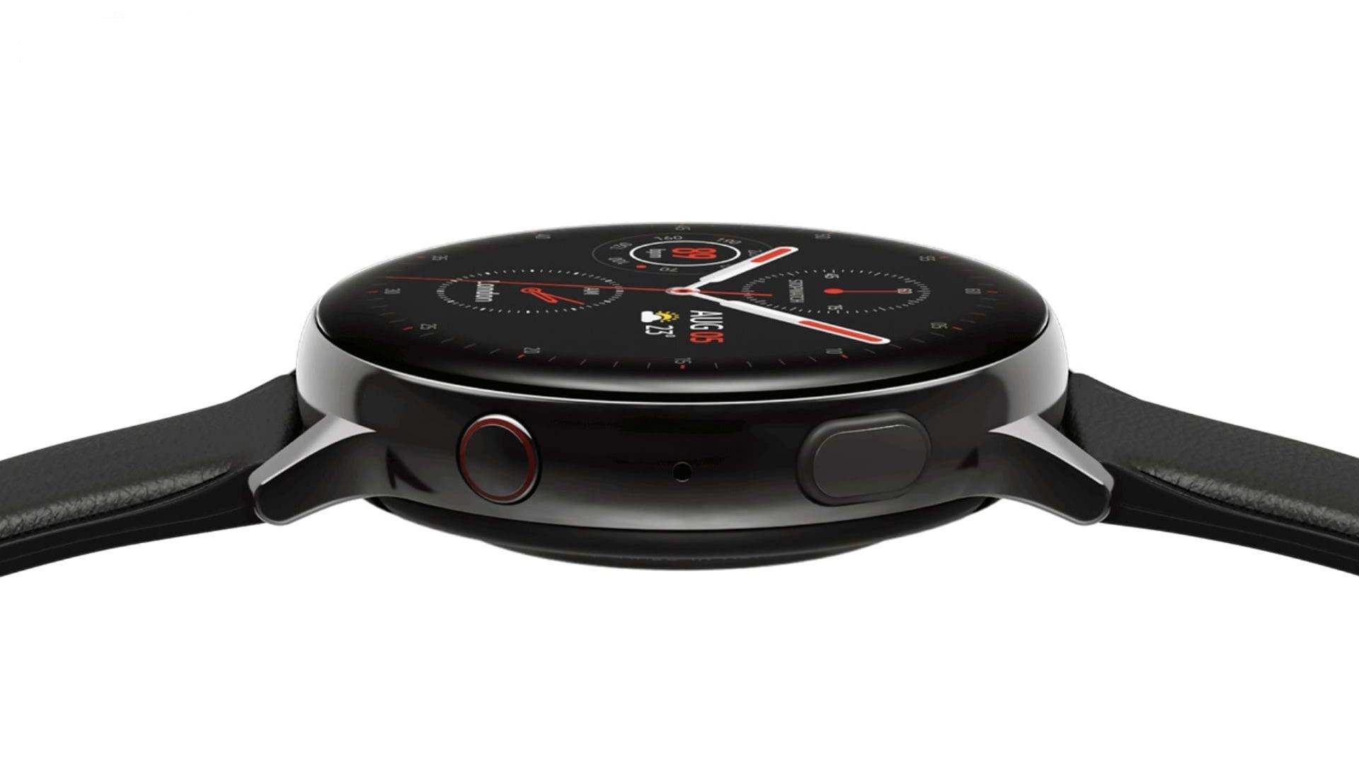 ساعت هوشمند سامسونگ مدل Galaxy Watch Active2 44mm بند چرم - Thumbnail 1
