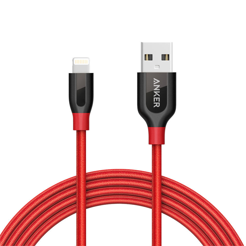 کابل تبدیل USB به لایتنینگ انکر مدل A8122 PowerLine Plus طول 1.8 متر