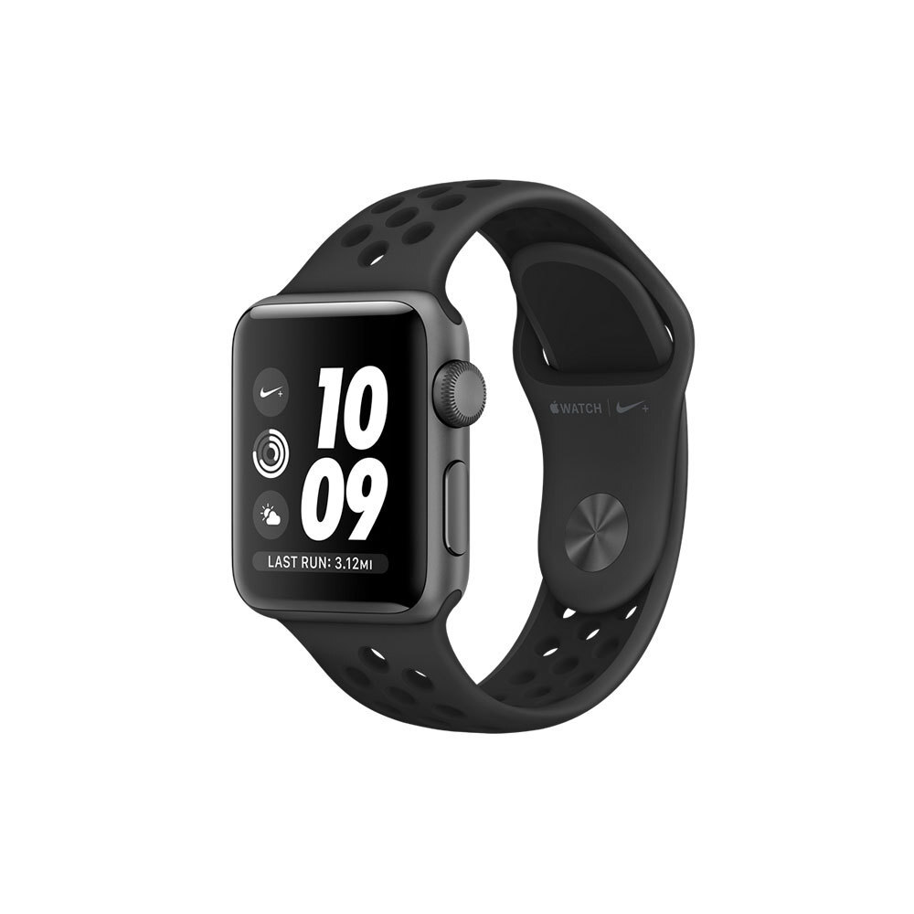 اپل واچ نایکی پلاس 3 خاکستری با بند اسپورت انتراسیت مشکی 42mm - Thumbnail 4