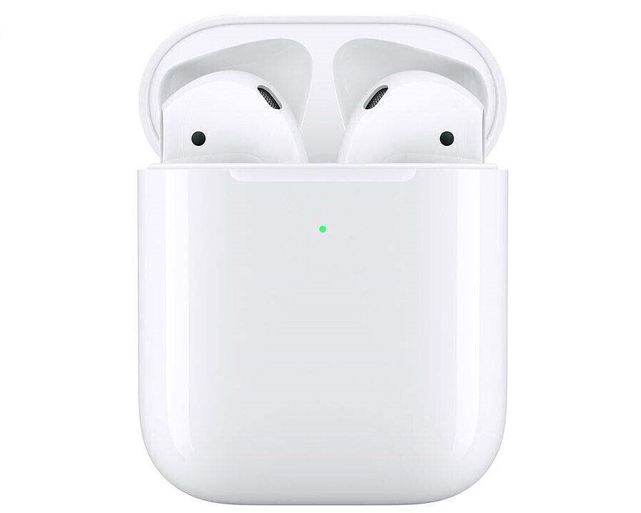 هدفون بی‌ سیم اپل مدل AirPods New Generation همراه با محفظه شارژ بی‌سیم