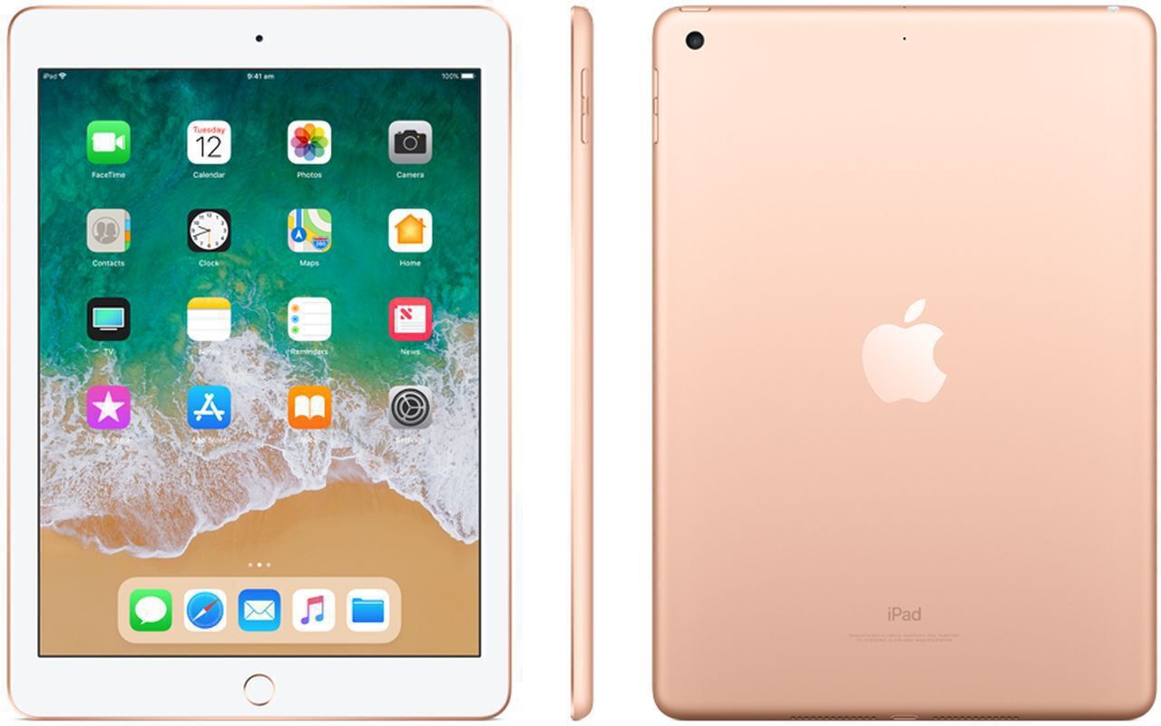 تبلت اپل مدل iPad 9.7 inch 2018 WiFi ظرفیت 128 گیگابایت - طلایی - Thumbnail 1