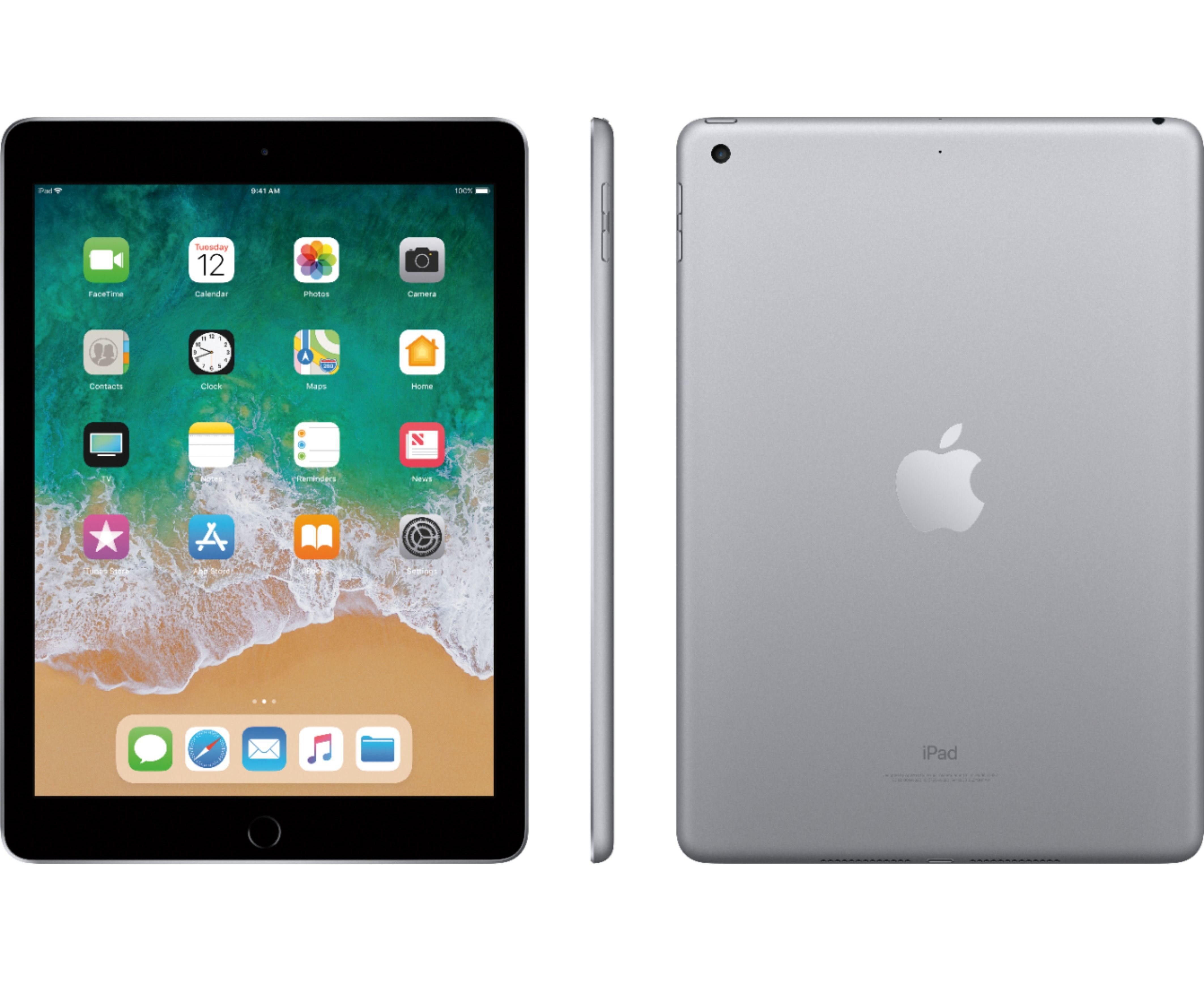 تبلت اپل مدل iPad 9.7 inch 2018 WiFi ظرفیت 128 گیگابایت - خاکستری - Thumbnail 1