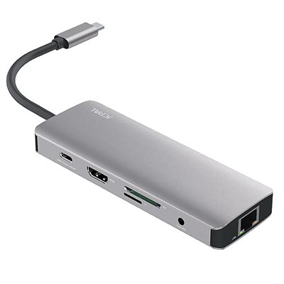 هاب USB-C برند JCPaL مدل V2 دارای 9 پورت - Thumbnail 1