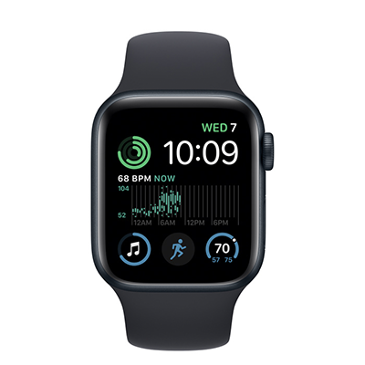 اپل واچ سری SE آلومینیوم 202۲ با بند اسپورت سیلیکون 40mm - Thumbnail 2