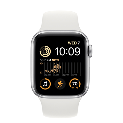 اپل واچ سری SE آلومینیوم 202۲ با بند اسپورت سیلیکون 40mm - Thumbnail 8