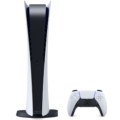 باندل کنسول بازی سونی آسیا مدل پلی استیشن (Playstation 5 (1200 Digital Edition + یک دسته سفید + پکیج نصب بازی آفلاین 5 بازی انتخابی - Thumbnail 2