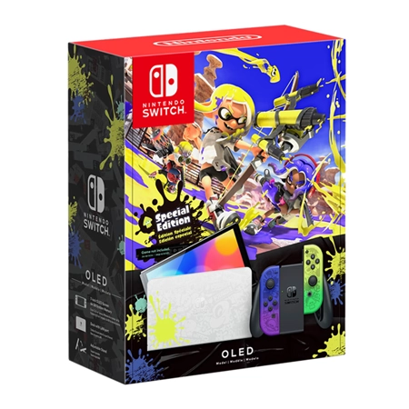 کنسول بازی نینتندو سوییچ مدل OLED طرح بازی Splatoon 3 - Thumbnail 3