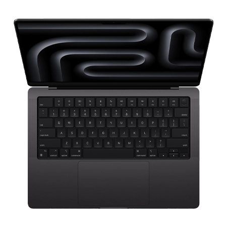 لپ تاپ 14 اینچ اپل مدل MacBook Pro MRX43 2023 M3 PRO ظرفیت 18/1T رنگ  SPACE BLACK  - Thumbnail 1