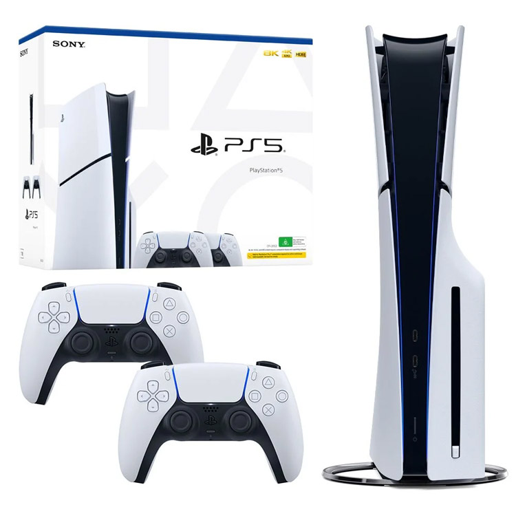کنسول بازی سونی آسیا مدل پلی استیشن 5 (Playstation 5 (2000 Drive باندل اصلی با یک دسته سفید - Main Image