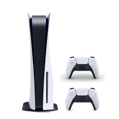 باندل کنسول بازی سونی اروپا مدل پلی استیشن (Playstation 5 (1216 Drive + یک دسته سفید