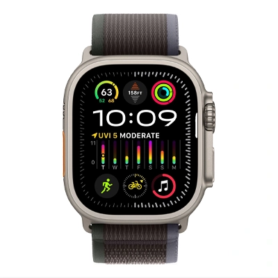 اپل واچ سری اولترا ۲ تیتانیومی با بند تریل لوپ49mm + گارانتی ۱۸ ماهه شرکتی - Thumbnail 1
