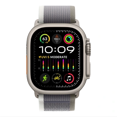 اپل واچ سری اولترا ۲ تیتانیومی با بند تریل لوپ49mm + گارانتی ۱۸ ماهه شرکتی - Thumbnail 2