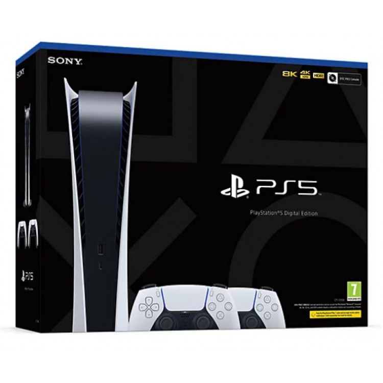کنسول بازی سونی آسیا مدل پلی استیشن 5 (Playstation 5 (1200 digital باندل اصلی با یک دسته سفید - Main Image