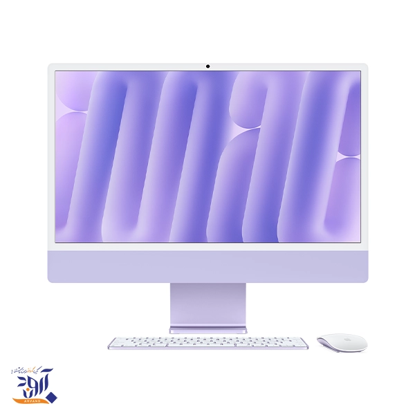 کامپیوتر همه‌کاره ۲۴ اینچی اپل مدل iMac 2024 m4 10-10 core ظرفیت 16/512G - Thumbnail 1