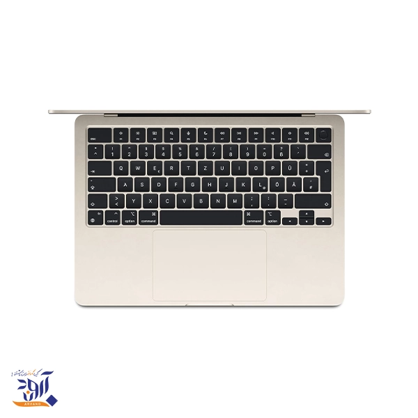 لپ تاپ۱۳ اینچ اپل m2 مدل MacBook air MC7W4 با رم ۱۶ حافظه ۲۵۶ گیگابایت رنگ استارلایت - Thumbnail 1
