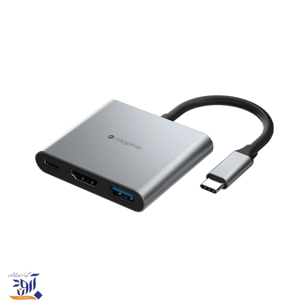 هاب ۳ در ۱ موفی مدل Mophie USB-C 3 in 1 Hub - Thumbnail 2