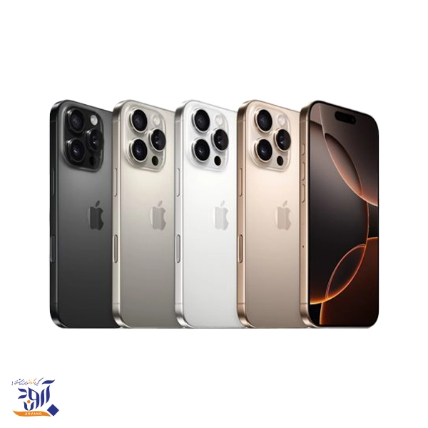 گوشی موبایل اپل مدل iphone 16 pro دو سیم کارت ظرفیت 128 گیگابایت