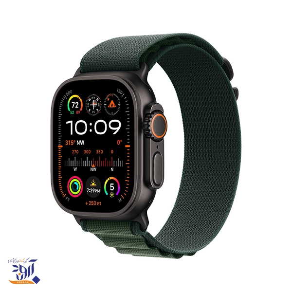 اپل واچ اولترا2 مدل 2024 49 میلی متری با بند آلپاین بدنه تیتانیوم مشکی - Thumbnail 2