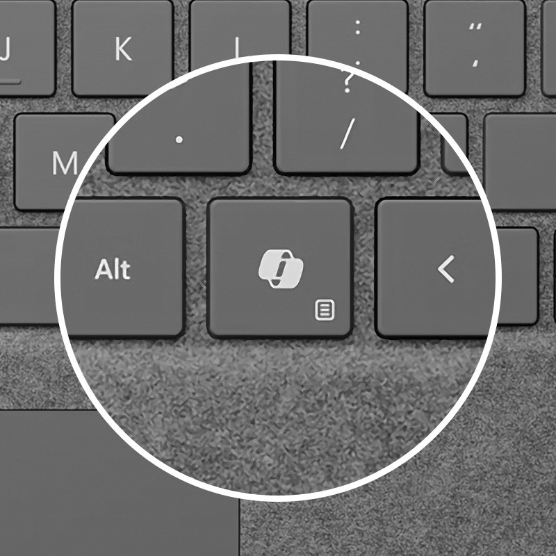 باندل کیبورد کوپایلت سرفیس سیگنچر با قلم اسلیم پن 2 برای پرو 9 / 10 / 11 مایکروسافت Surface Pro Slim Signature Copilot - Thumbnail 7