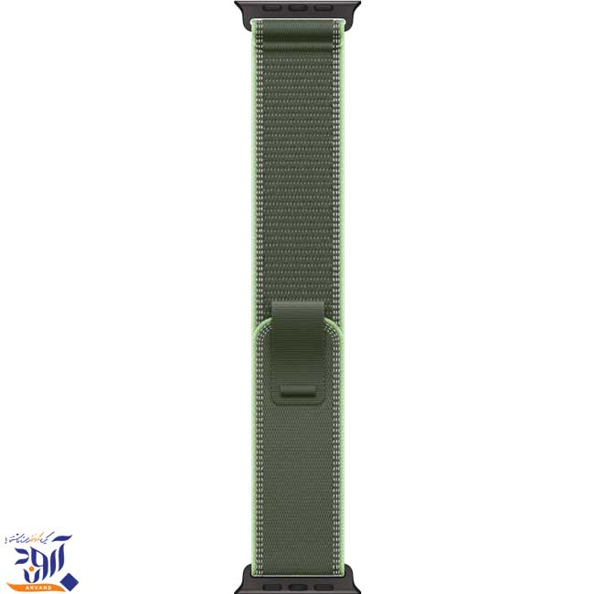 اپل واچ اولترا نسل 3 تیتانیومی مشکی با بند ترایل گرین / نئون - Thumbnail 2