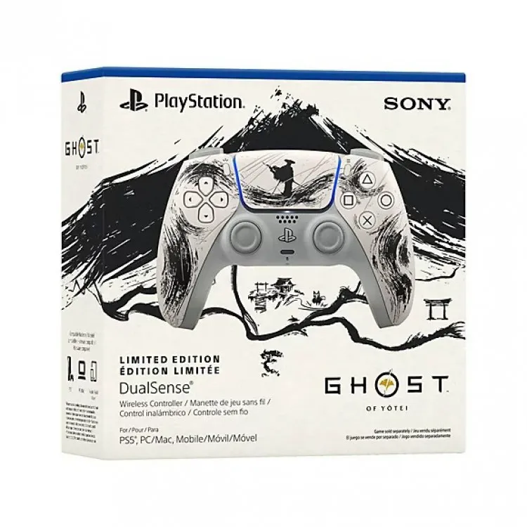 دسته بازی Sony مدل نسخه محدود Ghost of Yotei سیاه - Thumbnail 3